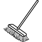 Vector clip art of simple broom