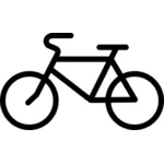 Bicycle pictogram vector illustration