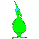 Legrační zelený pták