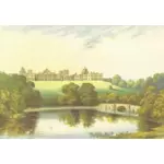 Blenheim Palace vector image