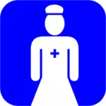 Zdravotní sestra ikona