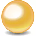Dibujo vectorial de balón de oro