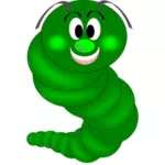 Zielona gąsienica obrazu