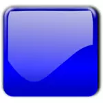 Глянцевый голубой квадрат декоративные кнопки векторное изображение