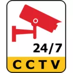 Símbolo de vigilancia de cámara