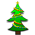 Christmas tree vector clip art | Public domain vectors