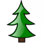 Pohon Natal klip seni
