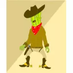 Cactus man vector illustraties