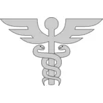 Grijze geneeskunde symbool