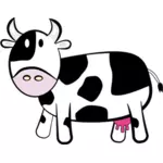 アニメーションの牛