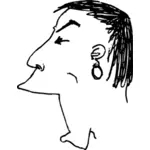 Karikaturtegning head