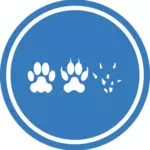 Pisica-câine-Mouse unificarea pace logo-ul