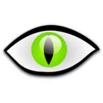 Gráficos vectoriales de ojo verde