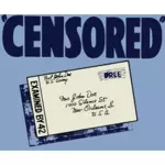 Zensur-Plakat
