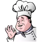 Chef-kok vector illustraties