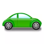 Grafica vettoriale piccola auto verde