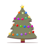 Christmas tree vector clip art | Public domain vectors