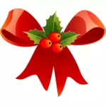 Vector image of Christmas ribbon