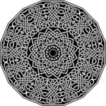 Vector circular ornament