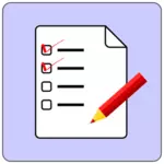 Lista de verificare vector icon