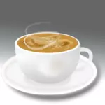 Kopje koffie vectorillustratie