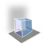 Conditioning box vector drawing