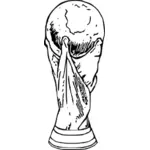 World cup trophy vector graphics