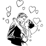 Couple kissing image