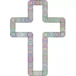 Färgglada kuber cross