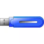 USB memory flash drive vector illustration
