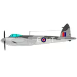 Le vecteur de Havilland Mosquito de dessin
