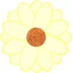 Vector afbeelding van daisy bloemblaadjes