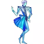 Iarna dansator vector imagine