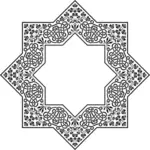 Arapça yıldızlı tasarım