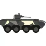 Illustrazione di veicolo militare