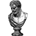 Democritus statue