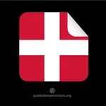 Naklejki z banderą Danii