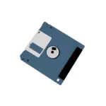 Datorn disketten vektor ClipArt