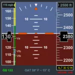 ClipArt vettoriali di display elettronico di volo