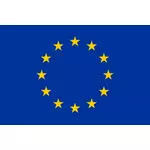 ClipArt di vettore di bandiera dell'Unione europea