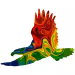 Colorful eagle image