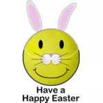 Easter smiley vektor gambar