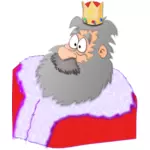 Santa the King vector graphics