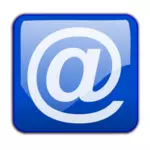 E-mailové tlačítko Vektor Klipart