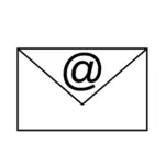 Ícone de e-mail simples
