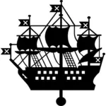 St Petersburg Admiralty emblem vector image