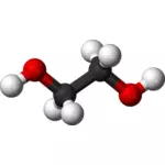 imagen 3D de la molécula química de