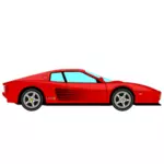 Disegno di Ferrari Testarossa vettoriale