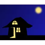 Векторное изображение сказочный дом