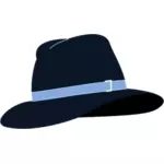 Fedora hat vector illustration